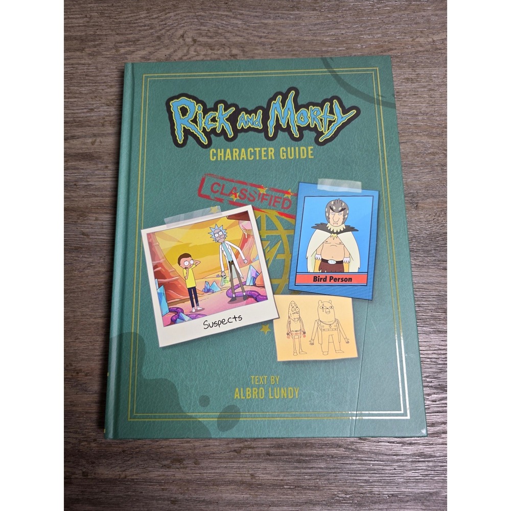 Rick and Morty Character Guide Hardcover Book Dark Horse Albro Lundy 2020